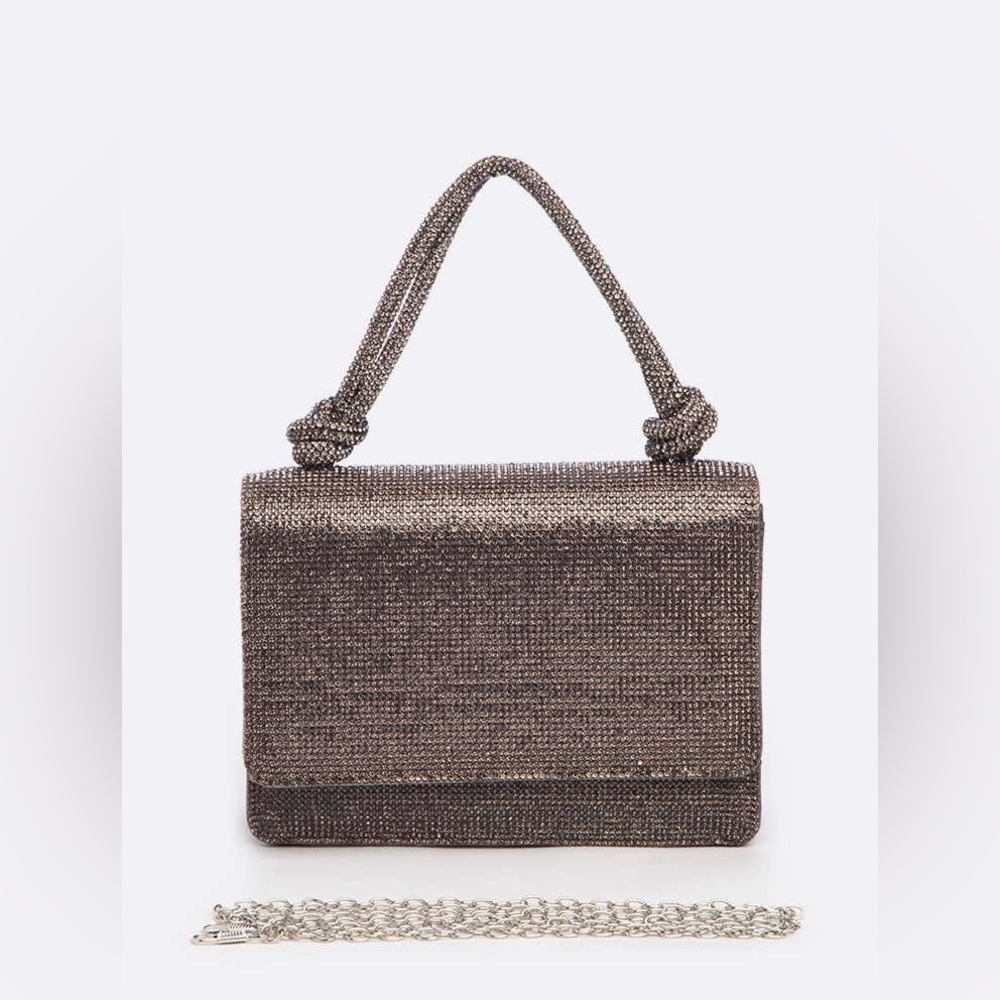 New Gorgeous Evening Prom Rhinestone Top Handle Bag - Picture 3 of 7